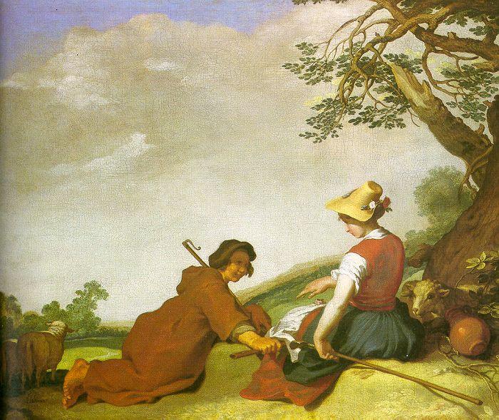 Abraham Bloemart Shepherd and Shepherdess China oil painting art